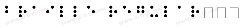 Braille Regular字体转换